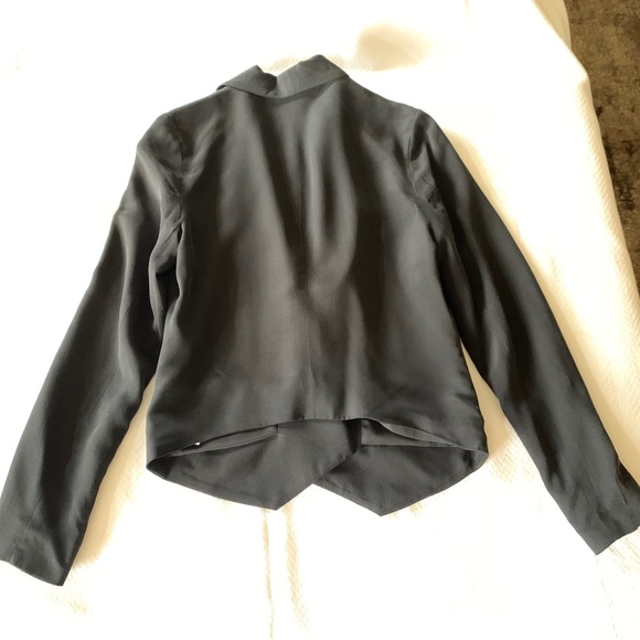 Cynthia Rowley Silk Jacket, XS, Black - Picture 13 of 13